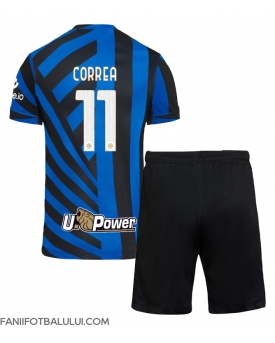 Inter Milan Joaquin Correa #11 Echipament de Fotbal Replică 2024-25 Copii Acasa (+ Șorturi)